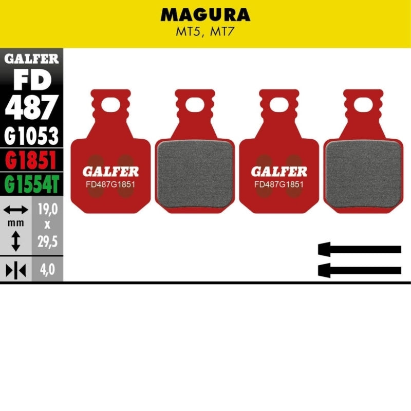 Galfer Disc Pads Marta MT5-MT7 4 Pads – product image 2