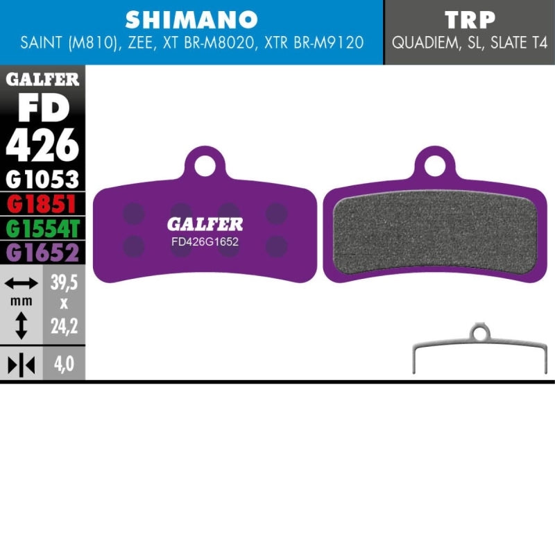 Galfer Disc Pads Shimano 4 Piston