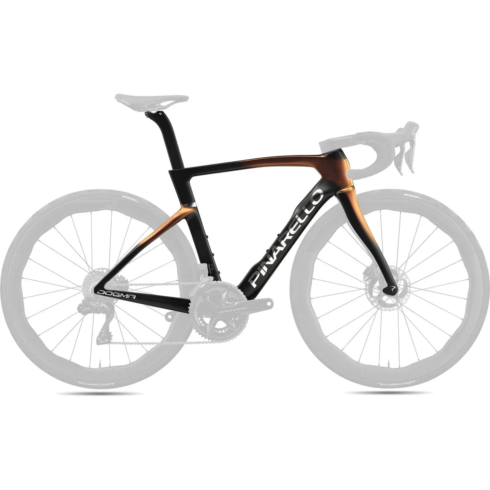 Pinarello Dogma F Disc Frameset - Luxter Red Gold CG110