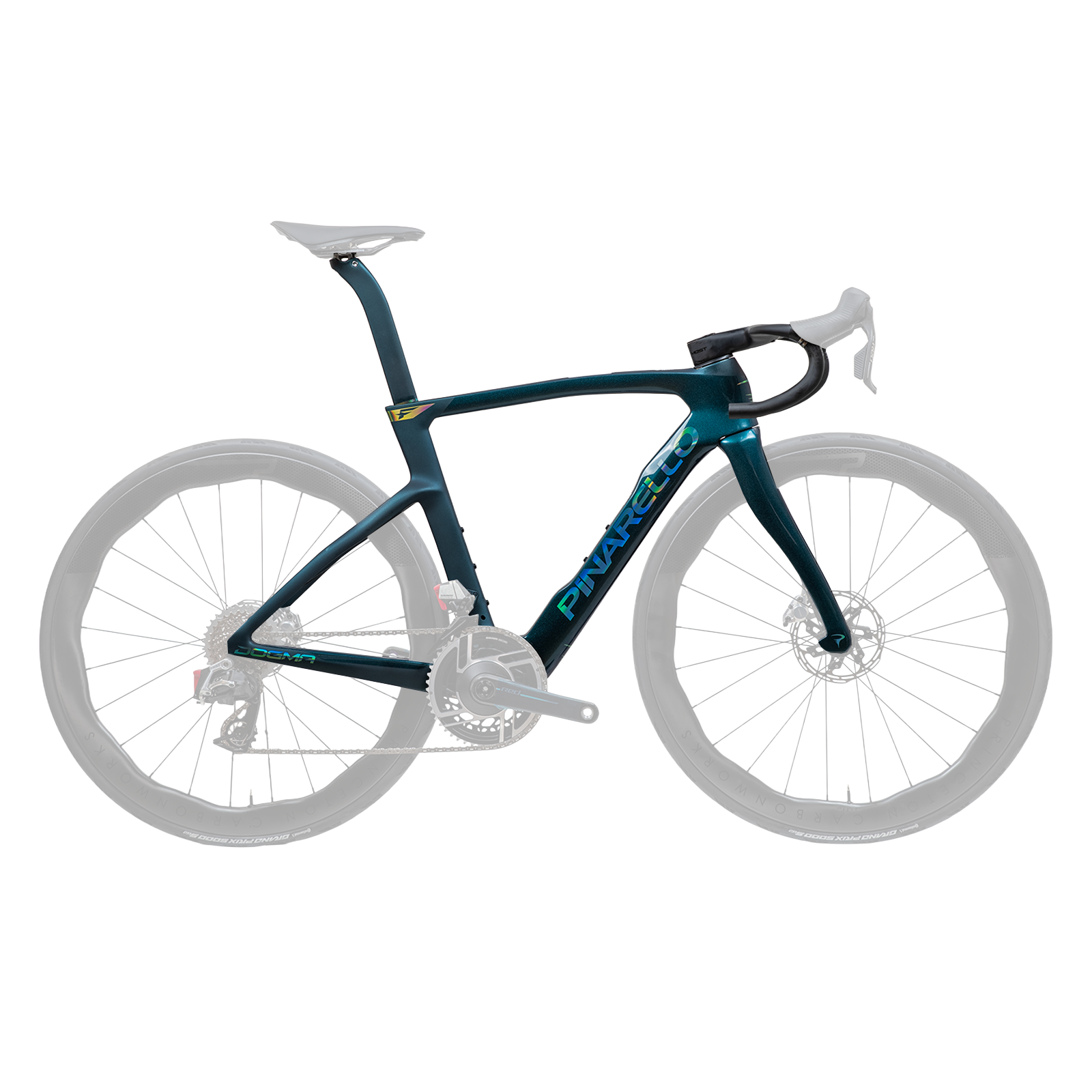Pinarello Dogma F Disc Frameset - Obsidian Emerald CJ103